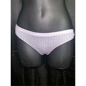 NEW WITH TAGS PINK VICTORIA'S SECRET SEAMLESS THONG PANTY purple size SP